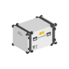 SolarMEMS branded white equipment case with black corners